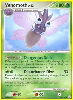 Venomoth 73/132 Secret Wonders