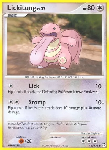 Lickitung 91/132 Secret Wonders