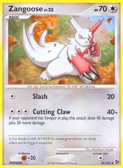 Zangoose 59/106 Great Encounters