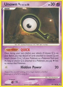Unown [Q] 49/100 Majestic Dawn