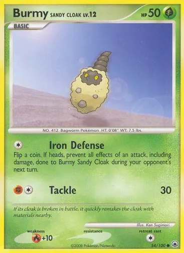 Burmy Sandy Cloak 54/100 Majestic Dawn