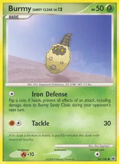 Burmy Sandy Cloak 54/100 Majestic Dawn