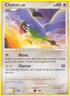 Chatot 55/100 Majestic Dawn