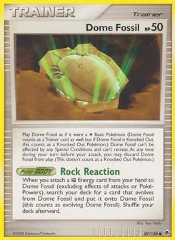 Dome Fossil 89/100 Majestic Dawn