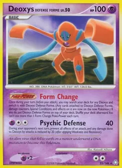 Deoxys Defense Forme 25/146 Legends Awakened
