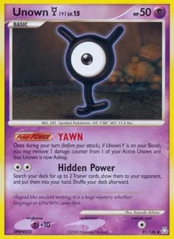 Unown [Y] 81/146 Legends Awakened