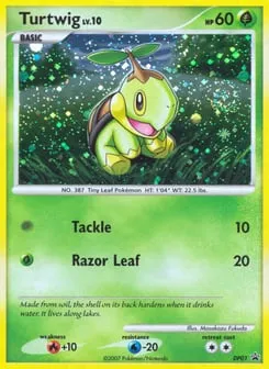 Turtwig DP01 DP Black Star Promos