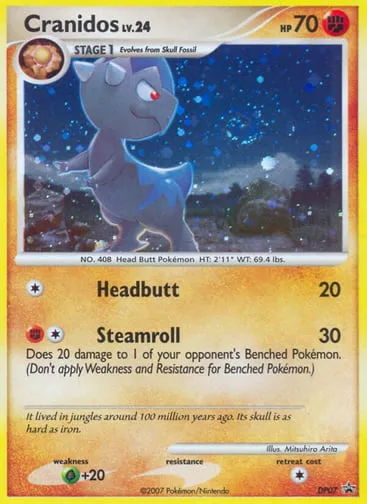 Cranidos DP07 DP Black Star Promos