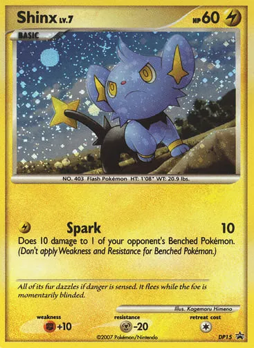 Shinx DP15 DP Black Star Promos