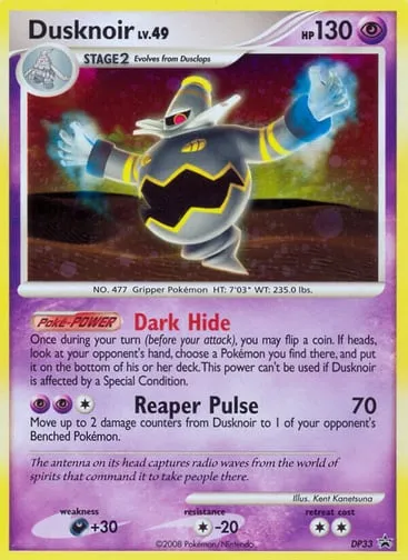 Dusknoir DP33 DP Black Star Promos