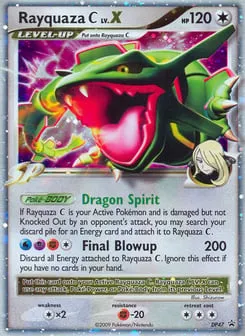 Rayquaza C LV.X DP47 DP Black Star Promos