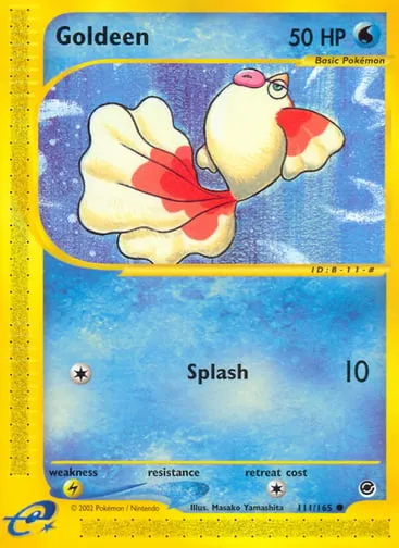 Goldeen 111/165 Expedition Base Set