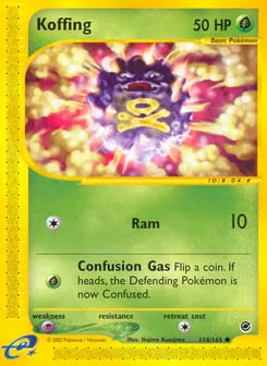 Koffing 114/165 Expedition Base Set