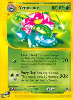 Venusaur 67/165 Expedition Base Set