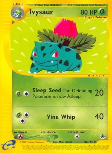 Ivysaur 82/165 Expedition Base Set