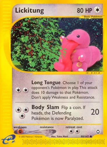Lickitung 90/147 Aquapolis