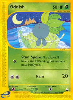 Oddish 97/147 Aquapolis