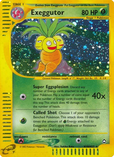 Exeggutor H10/H32 Aquapolis