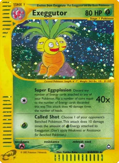 Exeggutor H10/H32 Aquapolis