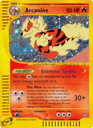 Arcanine H2/H32 Aquapolis