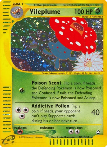 Vileplume H31/H32 Aquapolis