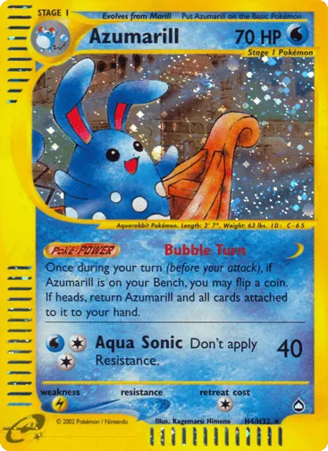 Azumarill H4/H32 Aquapolis