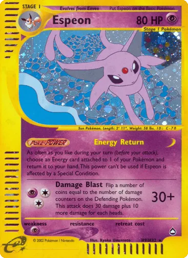 Espeon H9/H32 Aquapolis
