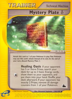 Mystery Plate δ 136/144 Skyridge