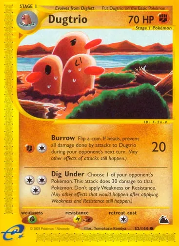 Dugtrio 52/144 Skyridge