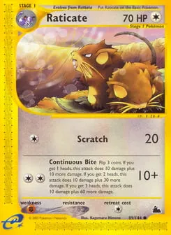 Raticate 89/144 Skyridge