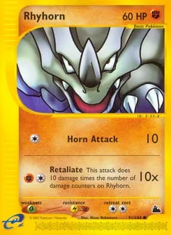 Rhyhorn 91/144 Skyridge