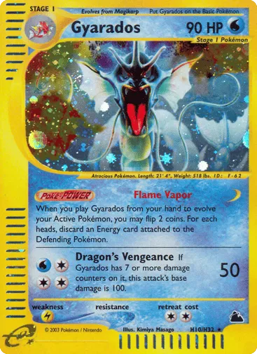 Gyarados H10/H32 Skyridge