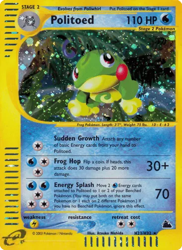 Politoed H23/H32 Skyridge