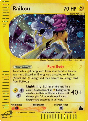 Raikou H26/H32 Skyridge