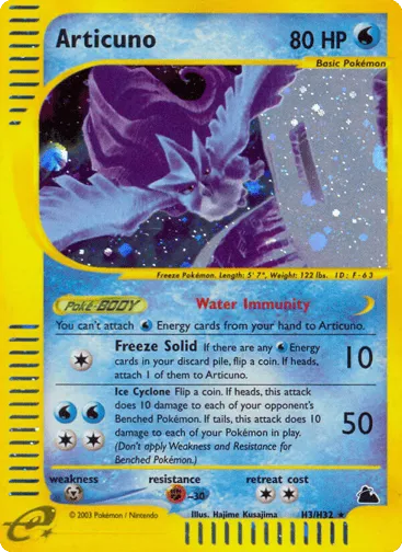 Articuno H3/H32 Skyridge