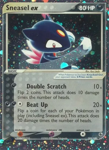 Sneasel ex 103/109 Ruby & Sapphire