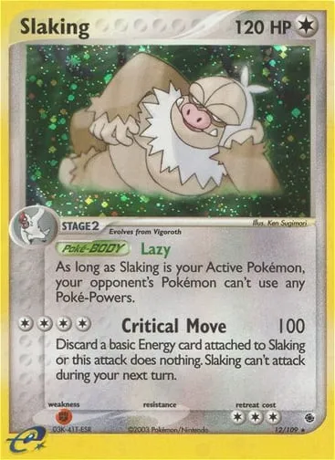Slaking 12/109 Ruby & Sapphire