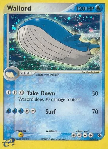 Wailord 14/109 Ruby & Sapphire