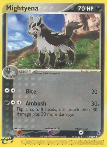 Mightyena 42/109 Ruby & Sapphire