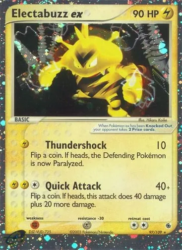Electabuzz ex 97/109 Ruby & Sapphire