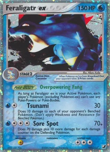 Feraligatr ex 103/115 Unseen Forces