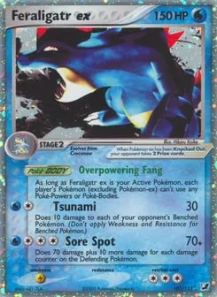 Feraligatr ex 103/115 Unseen Forces