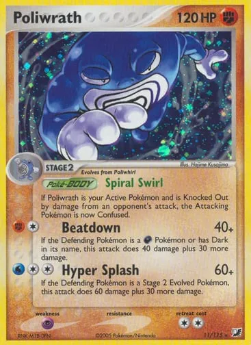 Poliwrath 11/115 Unseen Forces