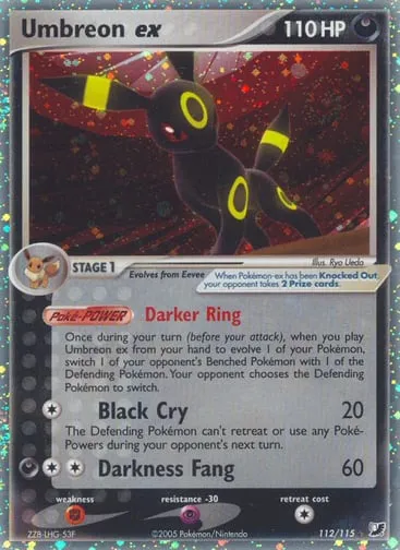 Umbreon ex 112/115 Unseen Forces