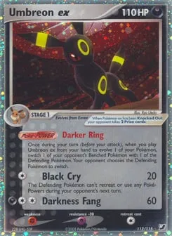 Umbreon ex 112/115 Unseen Forces