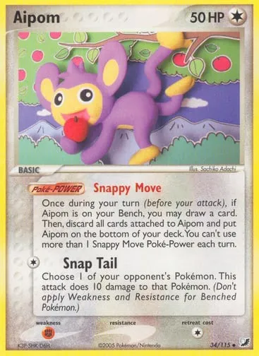 Aipom 34/115 Unseen Forces