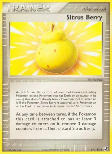 Sitrus Berry 91/115 Unseen Forces