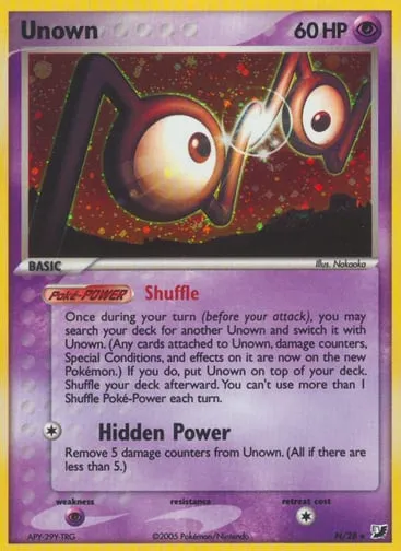 Unown N/28 Unseen Forces