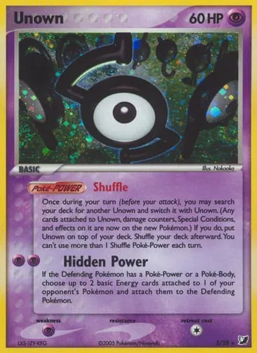 Unown S/28 Unseen Forces