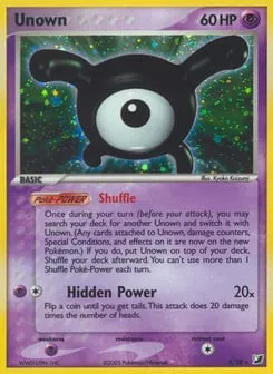 Unown X/28 Unseen Forces
